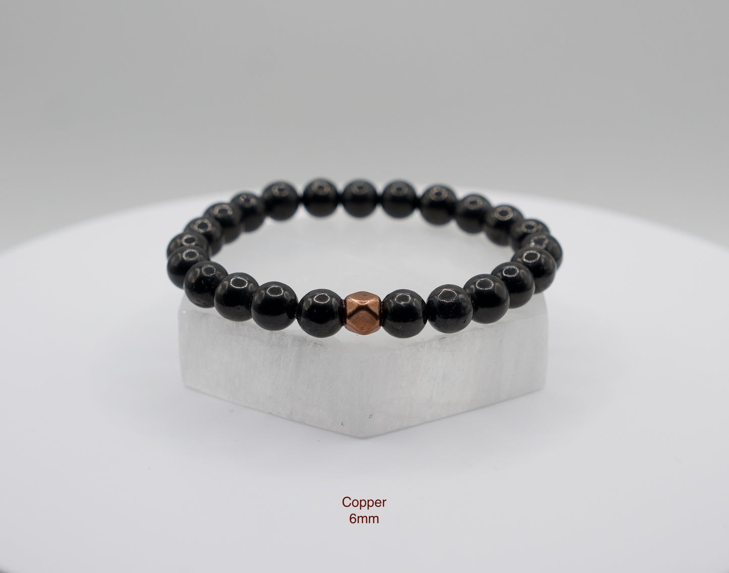 Shungite Bracelet | EMF Protection | Stone of Healing | Adaptogen | Grounding | Handcrafted