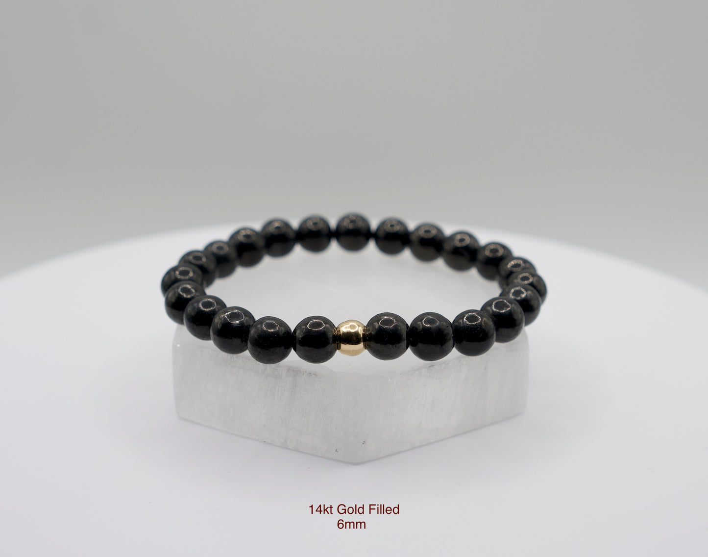 Shungite Bracelet | EMF Protection | Stone of Healing | Adaptogen | Grounding | Handcrafted