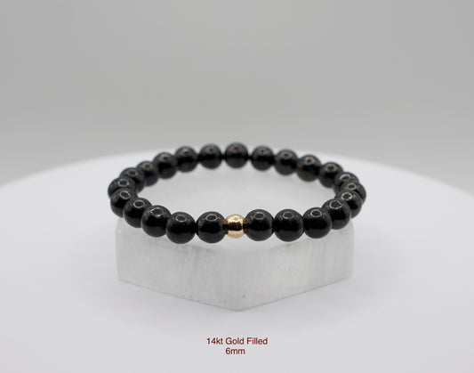 Shungite Bracelet | EMF Protection | Stone of Healing | Adaptogen | Grounding | Handcrafted